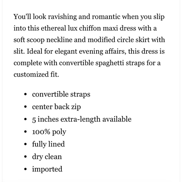 After Six luxe chiffon dress in Vineyard Green - Picture 3 of 3